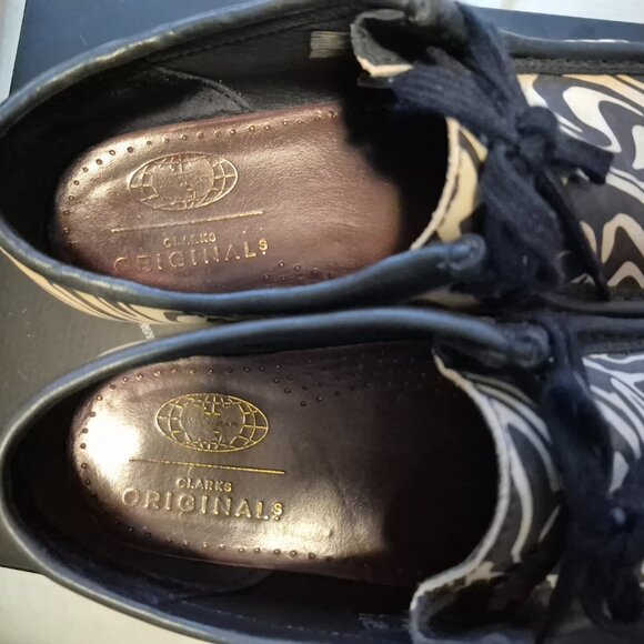 Clarks Wallabees WuWear Beige/Black US 11 M - Picture 7 of 13